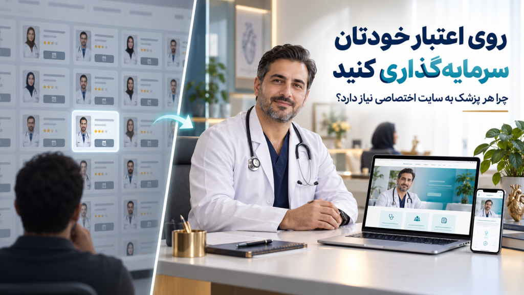پروفایل در پلتفرم دیگر یا سایت اختصاصی؟ پزشک اعتبار خود را کجا می‌سازد؟